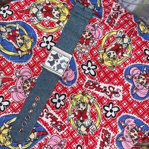 JOT water resistant watch blue Jean